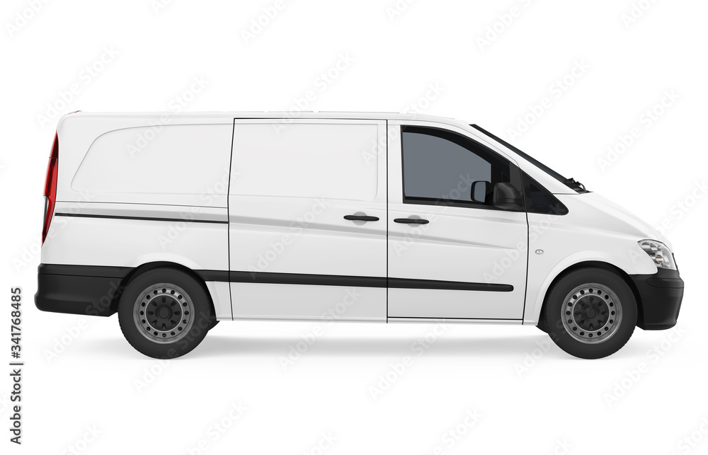 Delivery Van Isolated Delivery Van Isolated