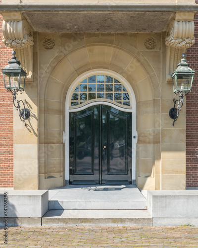 entrance of the old town hall in Heemstede