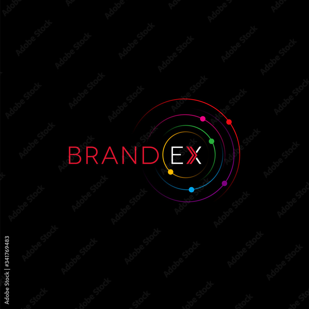 Fototapeta premium Modern X Initial logo, travel logo template vector illustration. Vector logo template - Vector