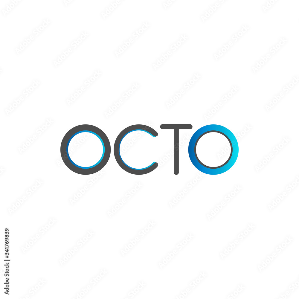 Concept of OCTO logo. logo template vector illustration. Vector logo template - Vector Concept of OCTO logo. logo template vector illustration. Vector logo template - Vector