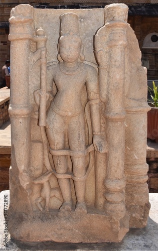 Gwalior, Madhya Pradesh/India - March 15, 2020 : Unknown Sculpture photo