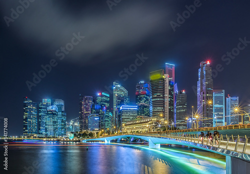Landscape of the Singapore financial business district