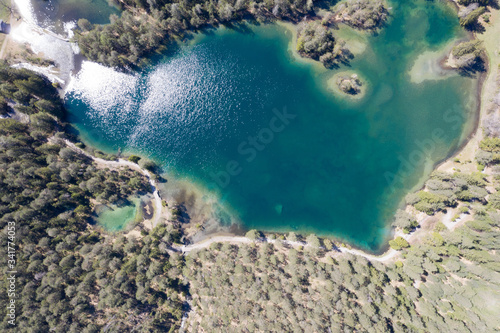 Luftaufnahme Fernsteinsee am Fernpass