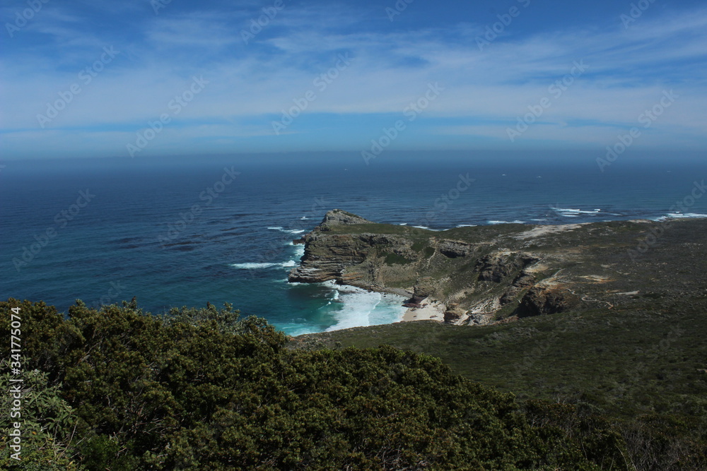 Cape Town tourism , cape of good hope alone Atlantic ocean