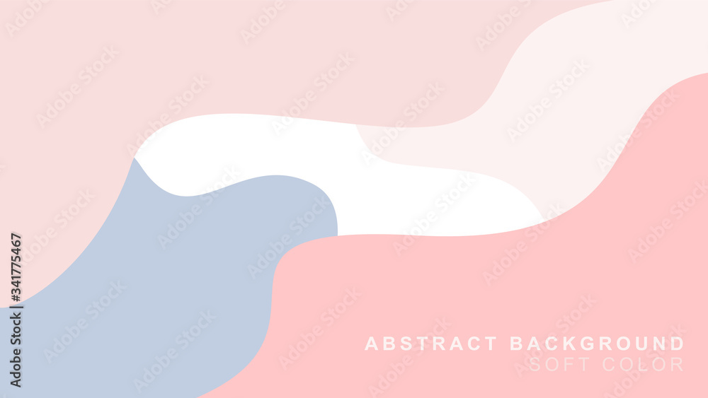 Abstract modern background with soft colors.Vector illustration of abstract modern shapes background.