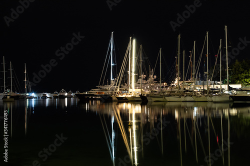 Wallpaper Mural view of Piraeus in Greece at night Torontodigital.ca