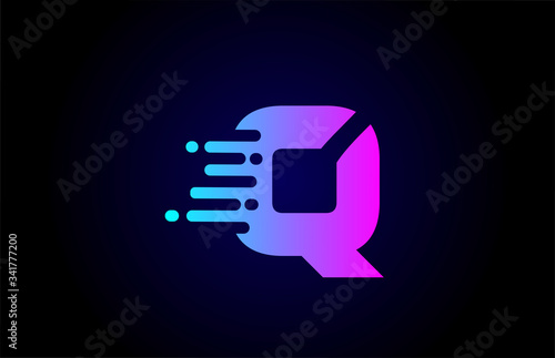 Q letter logo icon for business and company