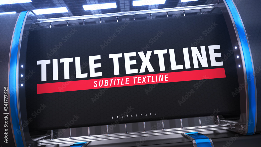 Sports Broadcast Bumper Stock Template Adobe Stock