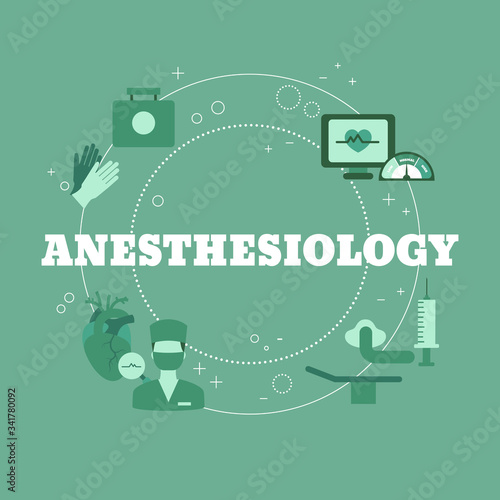 Vector Anesthesiology Concept