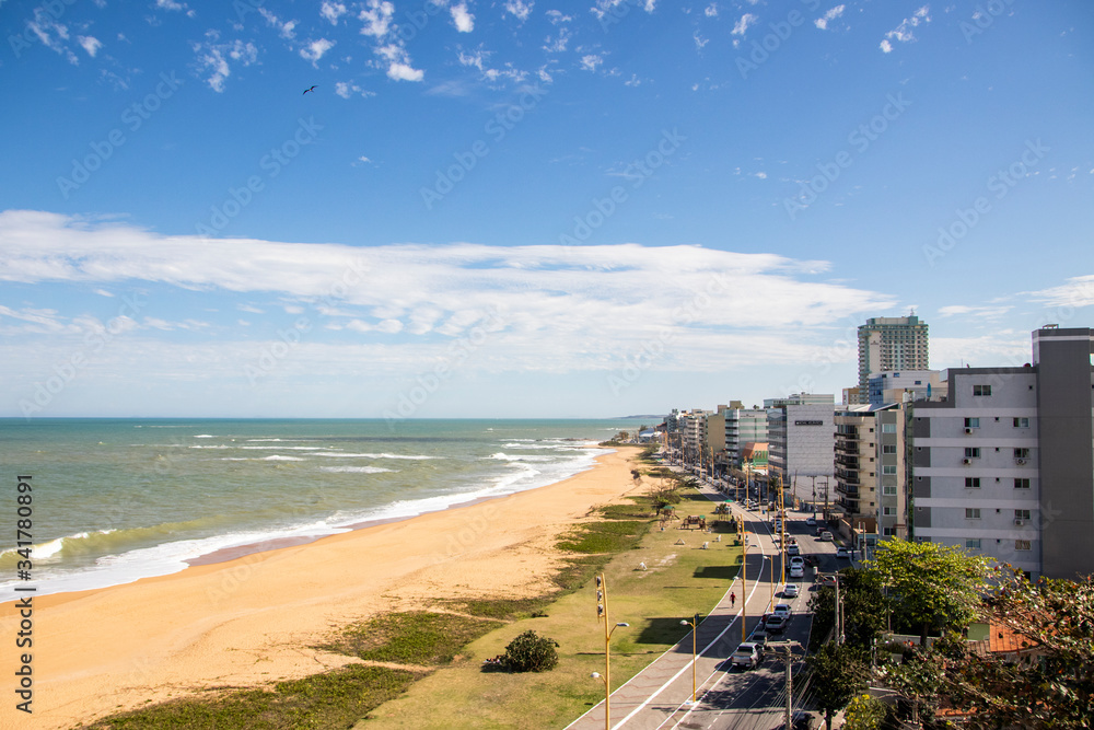 Campista Beach and Cavaleiros Beach in Macaé, Rio de Janeiro, Brazil