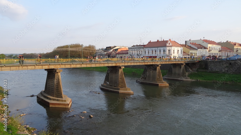 Fototapeta premium Uzhgorod is a beautiful city in Western Ukraine