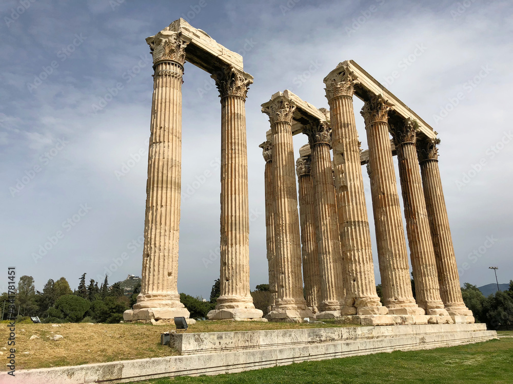 Ancient Temple of Zeus, Olympeion, Athens, Greece