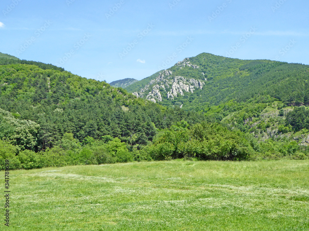 Mountains above Sopot in Rose Valley, Bulgaria