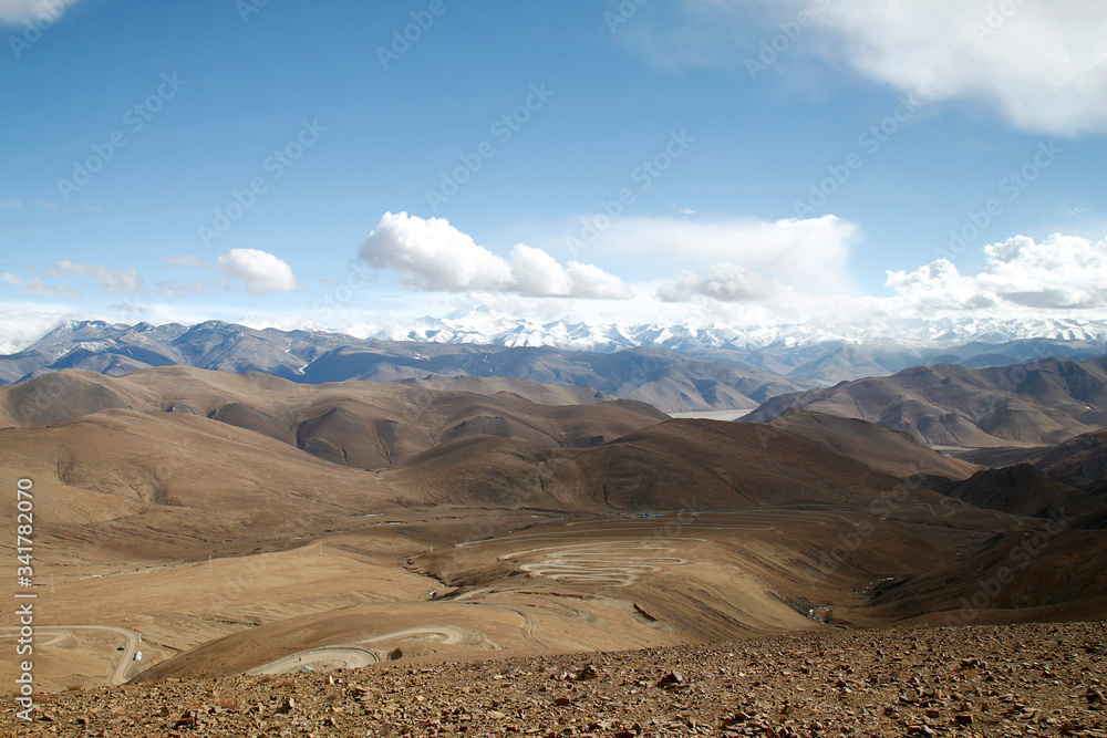 himalaya mount everest in tibet. himalaya mount everest in tibet.