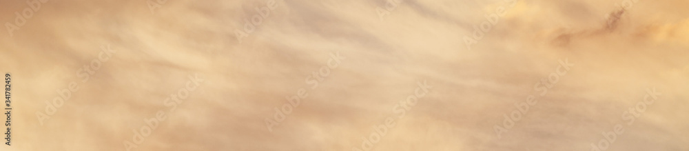 Background for a banner with a beautiful sunset sky. Beautiful clouds. Background for a banner with a beautiful sunset sky. Beautiful clouds.