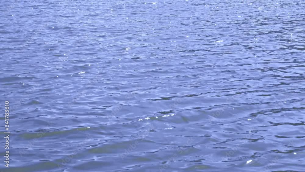 Blue water waves surface background with copy space Blue water waves surface background with copy space