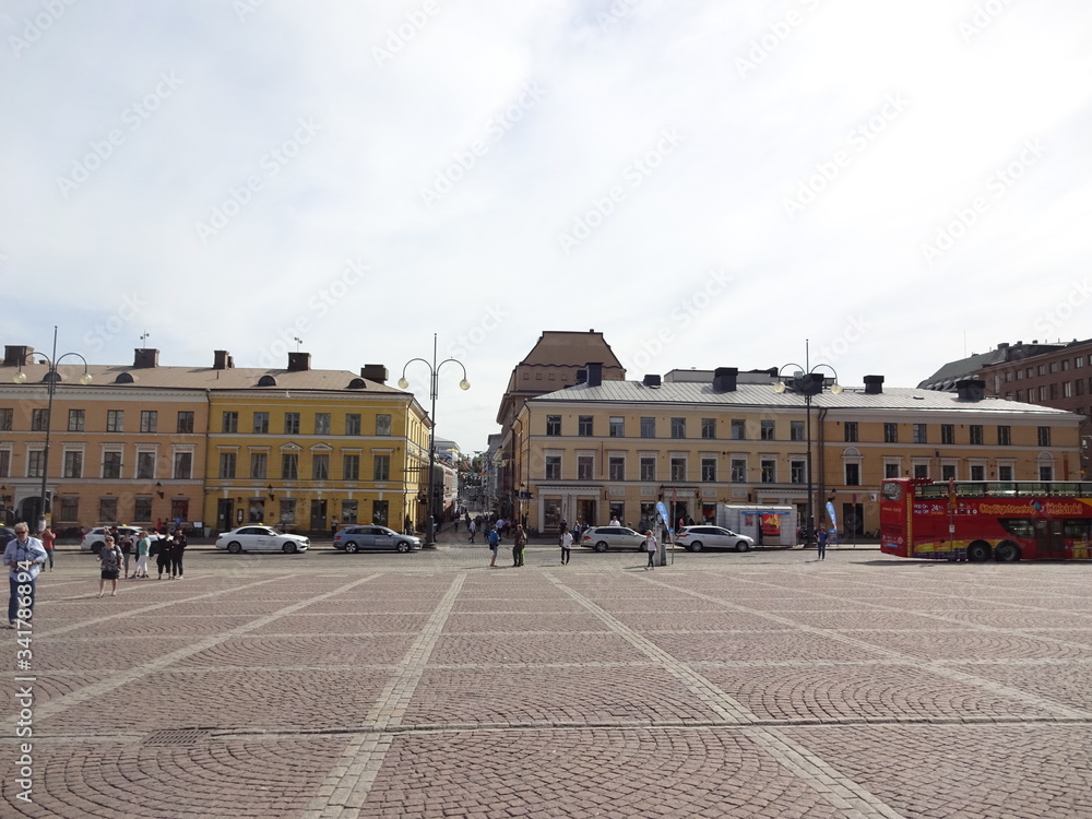 Obraz premium Helsinki is the capital of Finland, a beautiful city