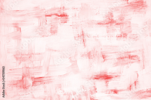 Abstract free hand painted gouache background. Illustration with brush strokes texture, grunge style