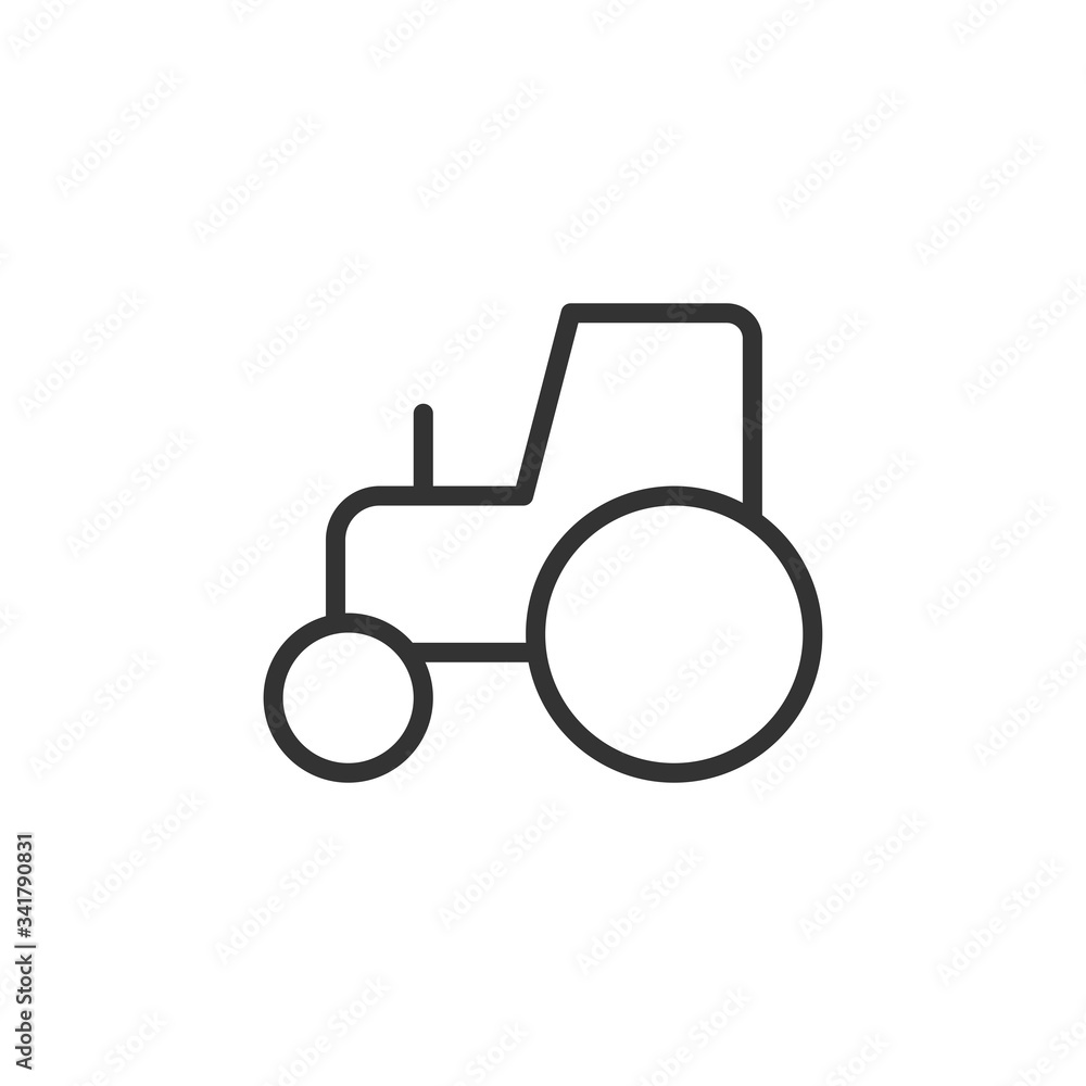 Tractor icon. Vector Illustration Tractor icon. Vector Illustration