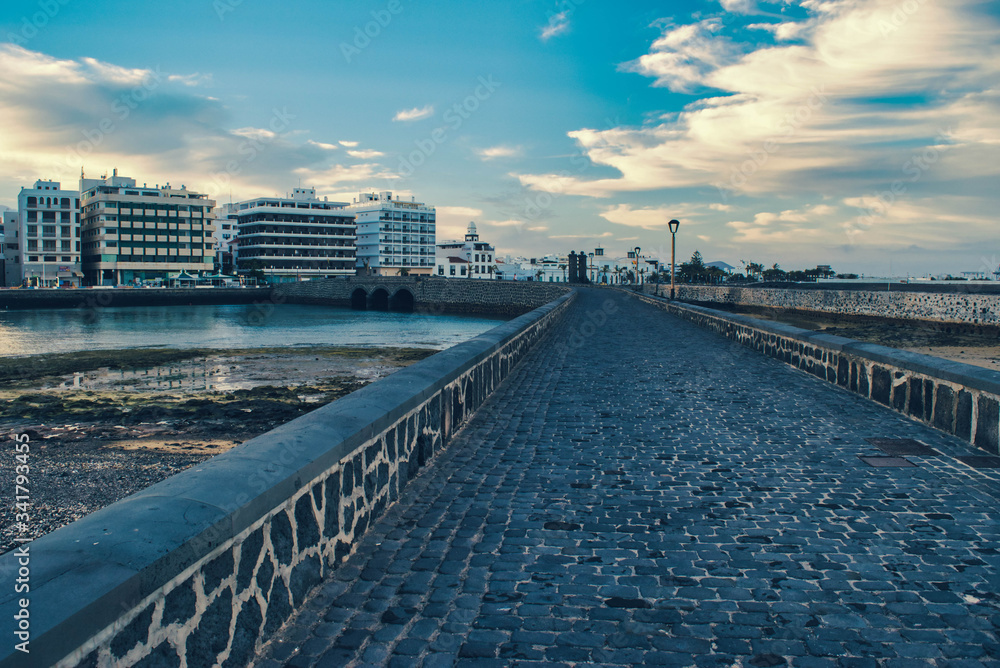 Obraz premium Arrecife, Lanzarote, Canary Islands spain