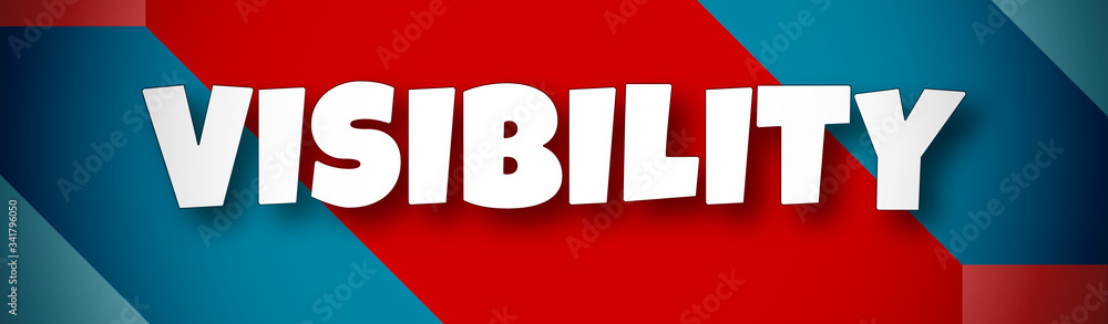 Visibility - text written on colourful background Visibility - text written on colourful background