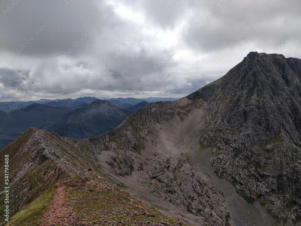 CMD Arete on Ben Nevis, Scotland. CMD Arete on Ben Nevis, Scotland.