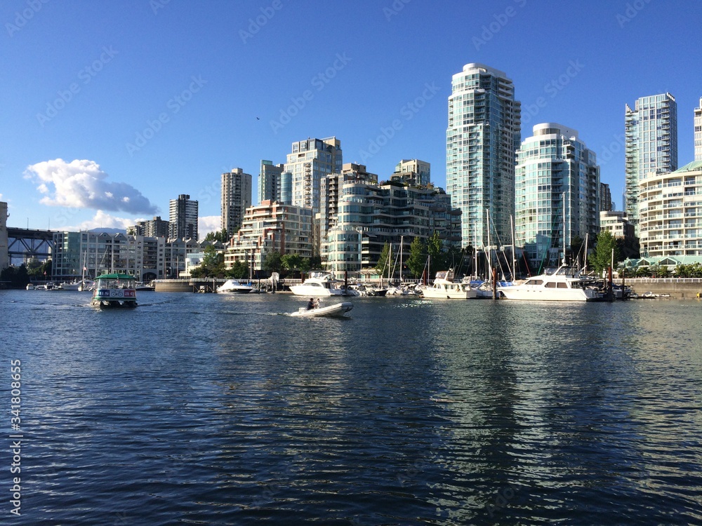 Vancouver port in Grandville Island