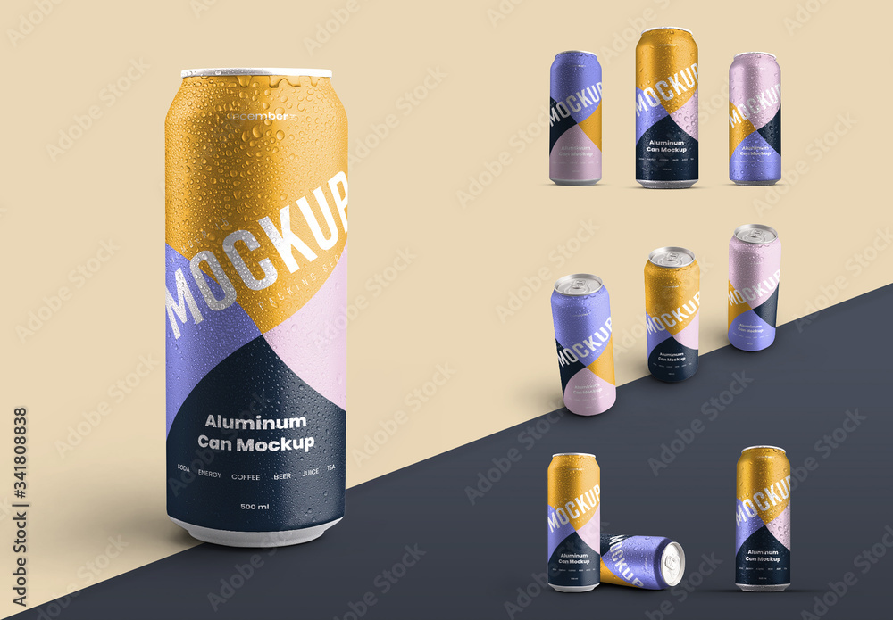 Free Can Mockups