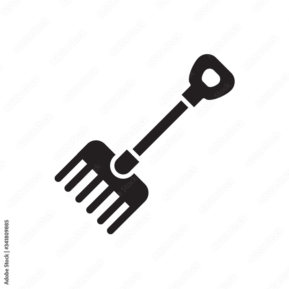 garden fork icon vector symbol template design trendy garden fork icon vector symbol template design trendy