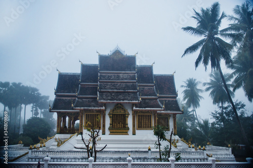 Haw Pha Bang temple in Luang Prabang, Loas, Southeast Asia photo