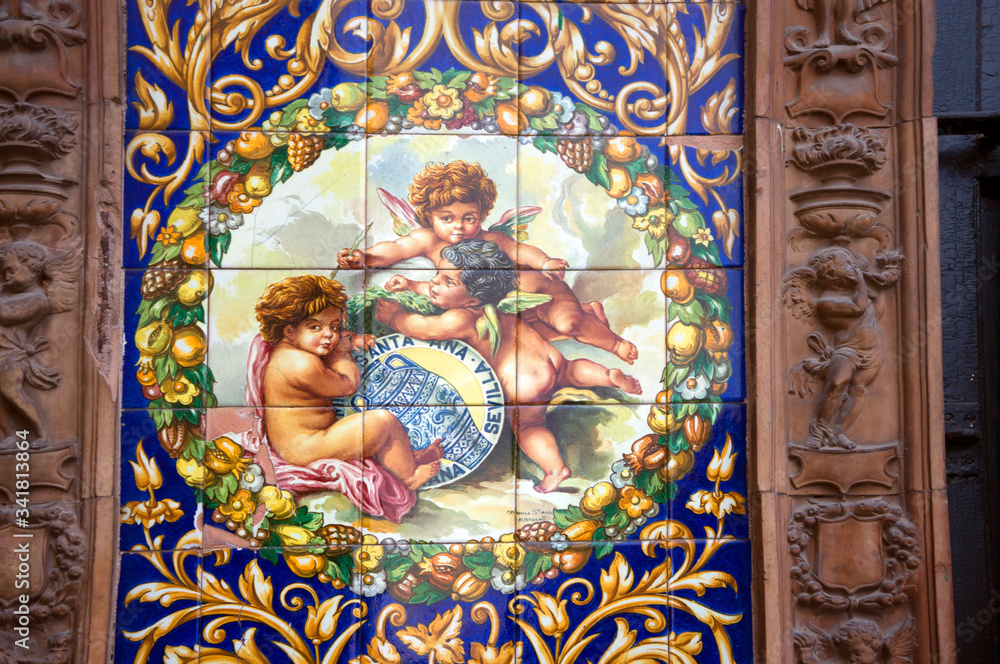 Ceramic tiles in Seville