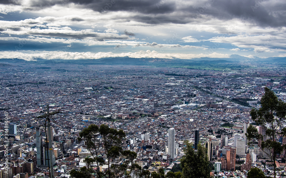 Bogota View City View Colombia South America