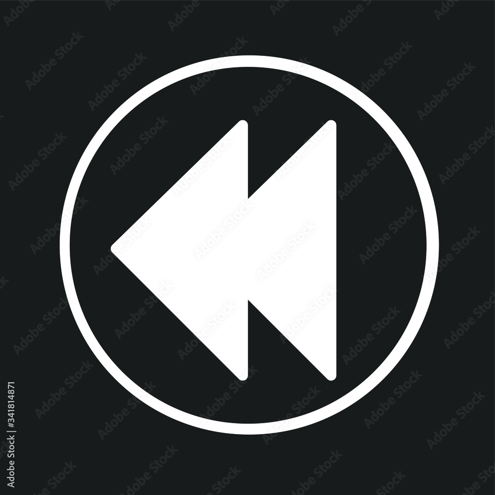 previous icon, reverse music icon, music reversing icon previous icon, reverse music icon, music reversing icon