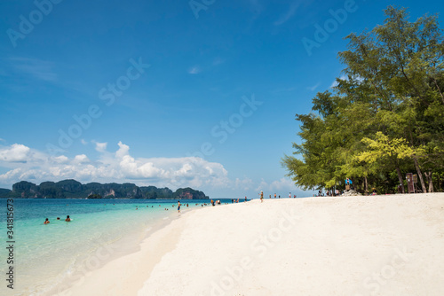 tropical beach in Krabi Thailand