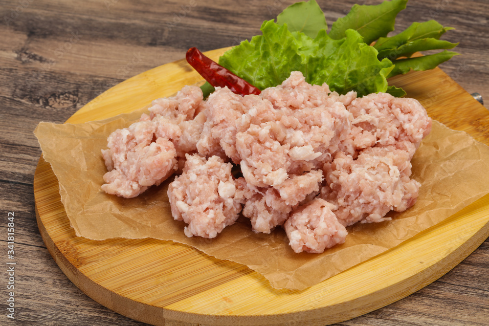 Homemade pork minced meat for cooking Homemade pork minced meat for cooking