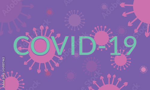 covid-19 corona virus infographic with arrows