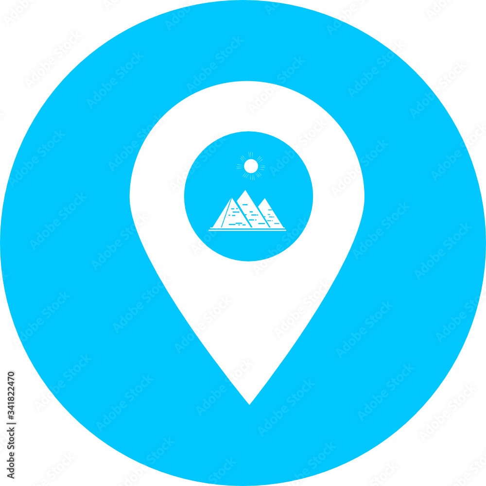 Set of map pin pointer in blue circle icon. Element of map point for mobile concept and web apps. Icon for website design and app development. Premium map icon sign. Set of map pin pointer in blue circle icon. Element of map point for mobile concept and web apps. Icon for website design and app development. Premium map icon sign.