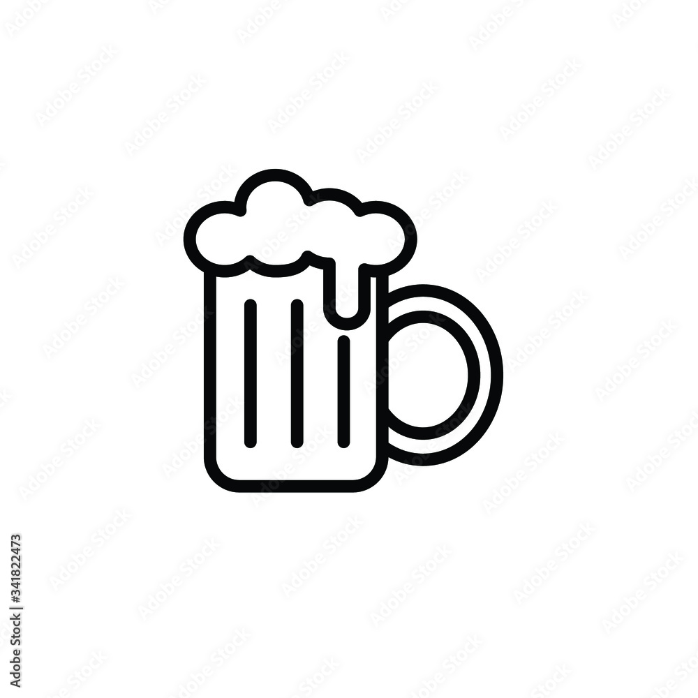 Beer icon template Beer icon template