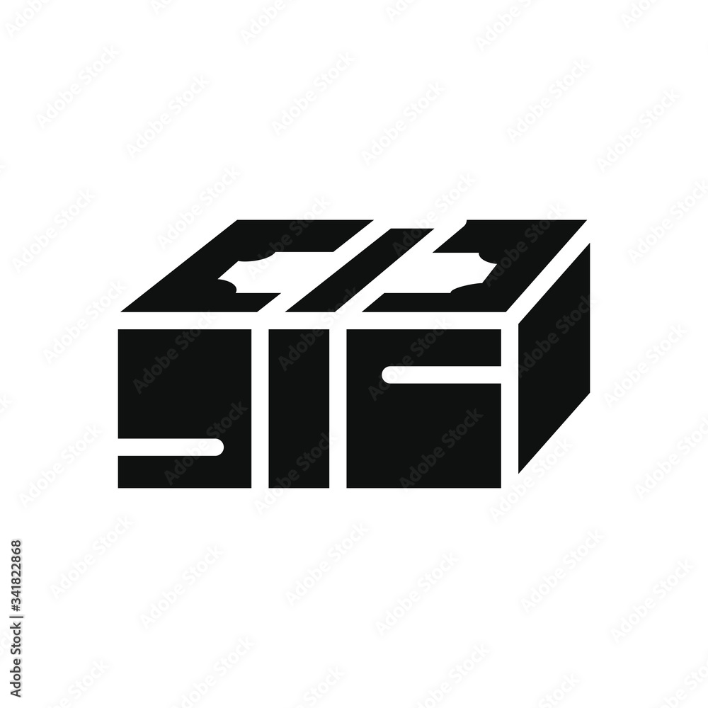 wad of money icon, silhouette style wad of money icon, silhouette style