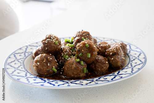 Spicy Asian Beef Meatballs