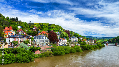 View of beautiful medieval town Heidelberg, Germany