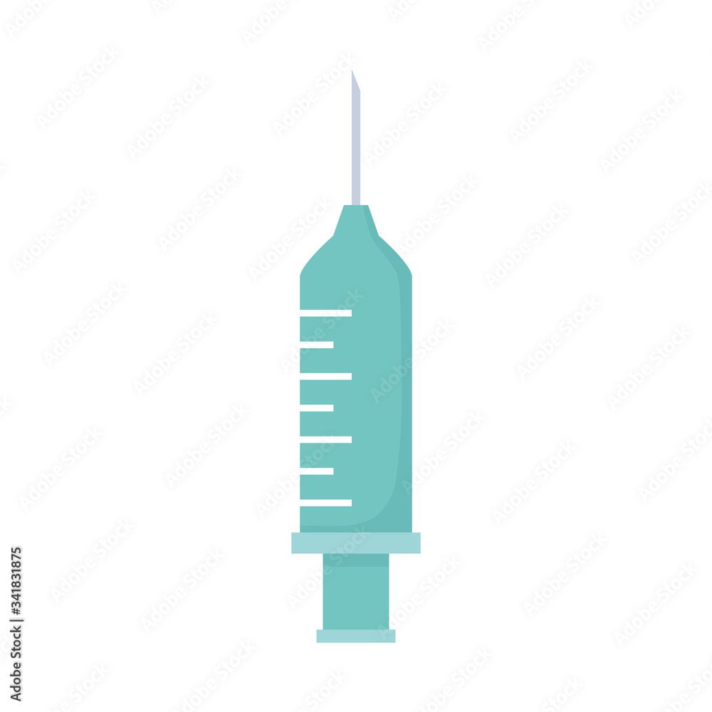 Isolated injection syringe vector design Isolated injection syringe vector design
