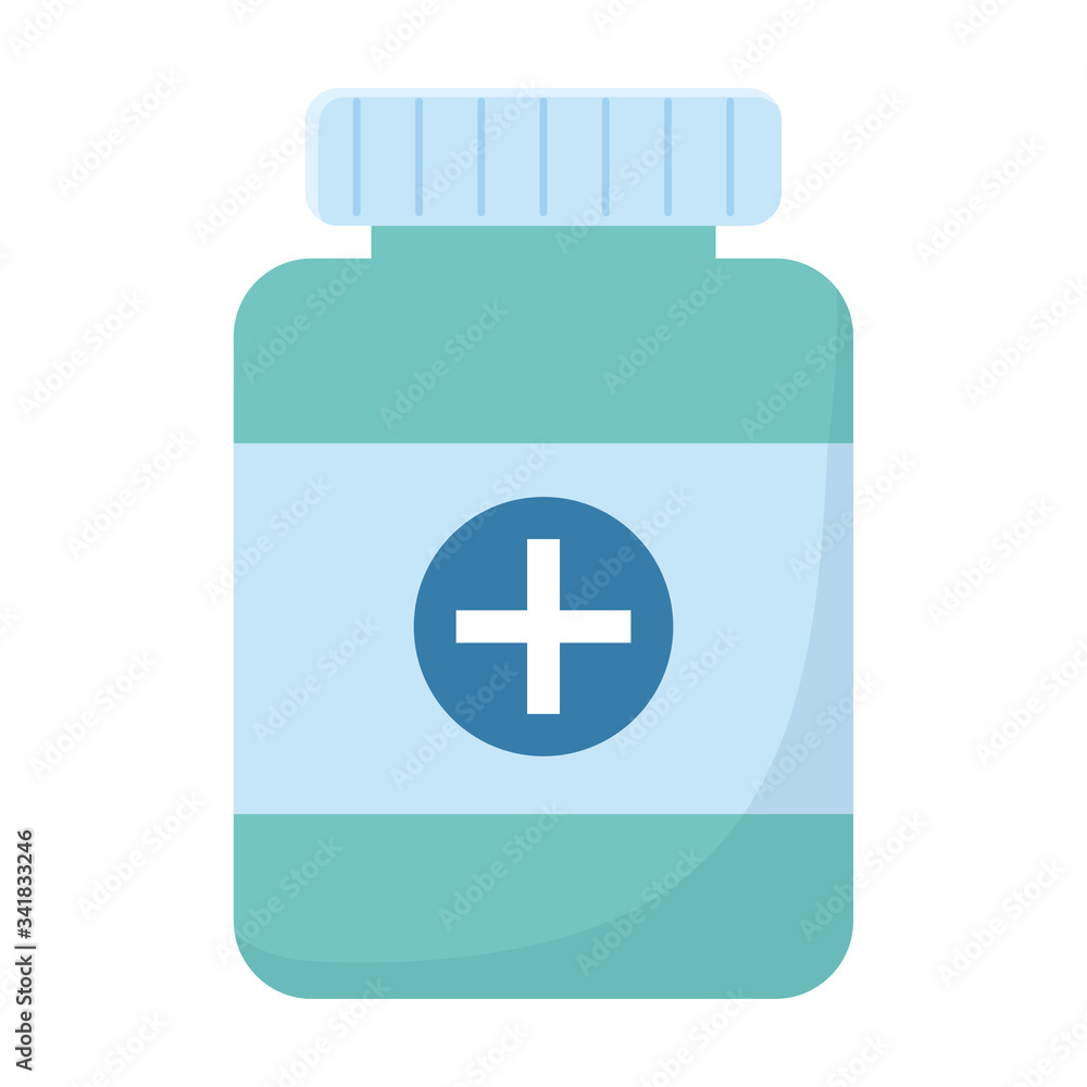 Isolated medicine jar vector design Isolated medicine jar vector design