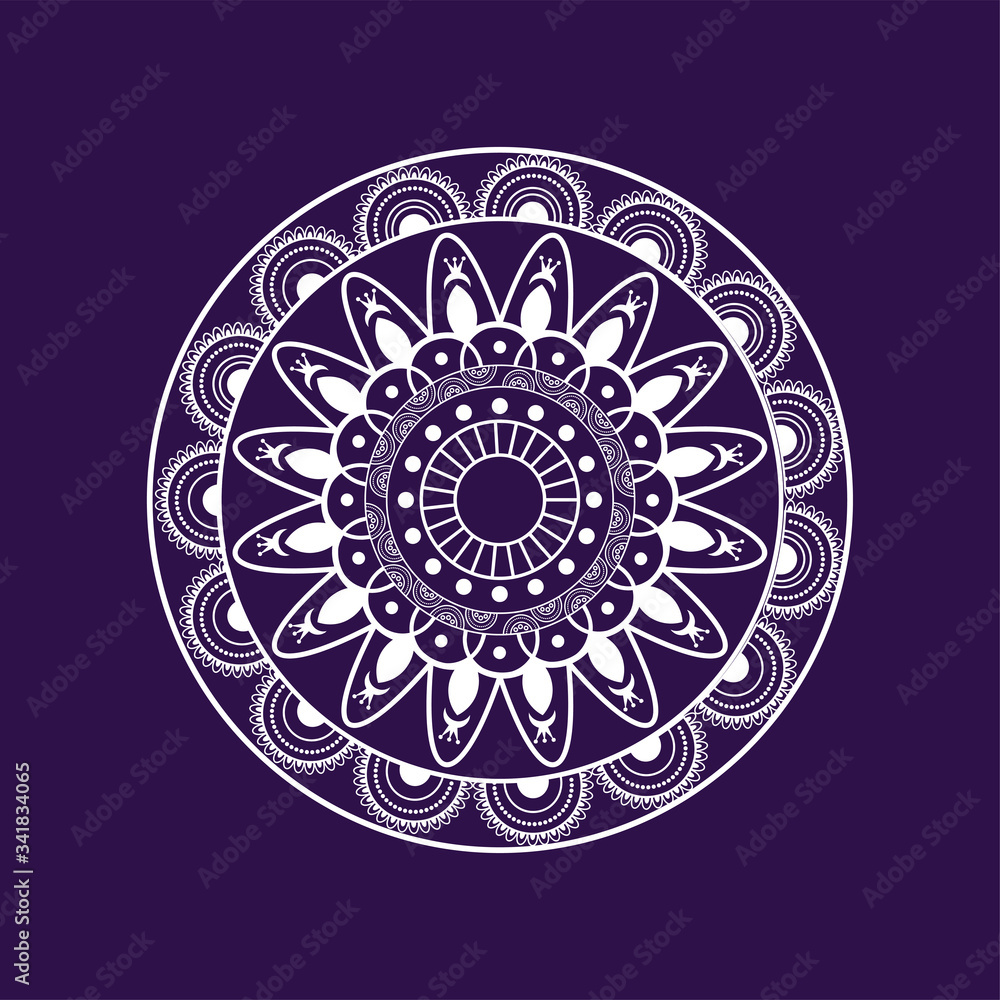 Mandala. Floral pattern Mandala. Floral pattern