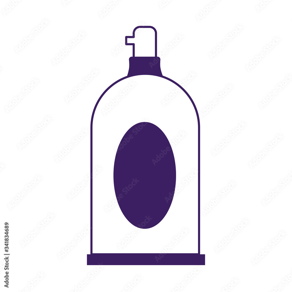 Obraz premium Isolated soap bottle vector design