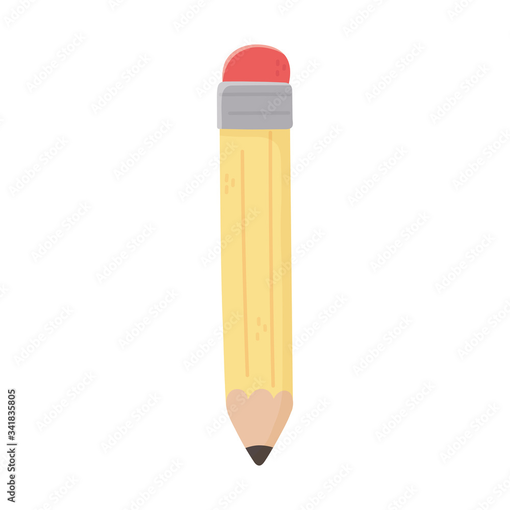 Isolated pencil tool vector design Isolated pencil tool vector design