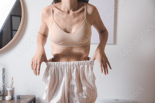 Young woman suffering from ...