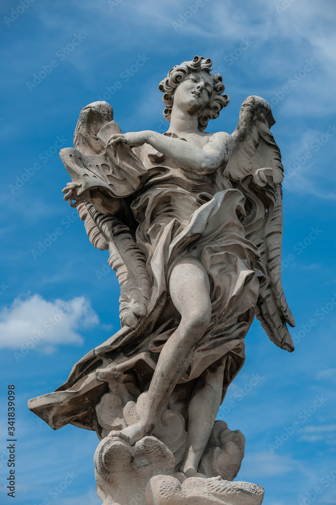 Statue of angel in Rome