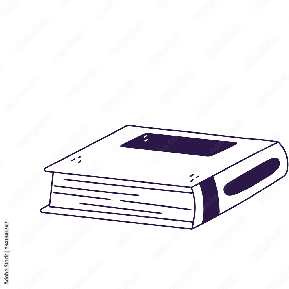 Isolated education book vector design Isolated education book vector design