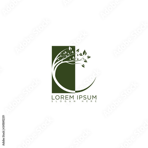tree logo design, root vector - Tree of life logo design inspiration